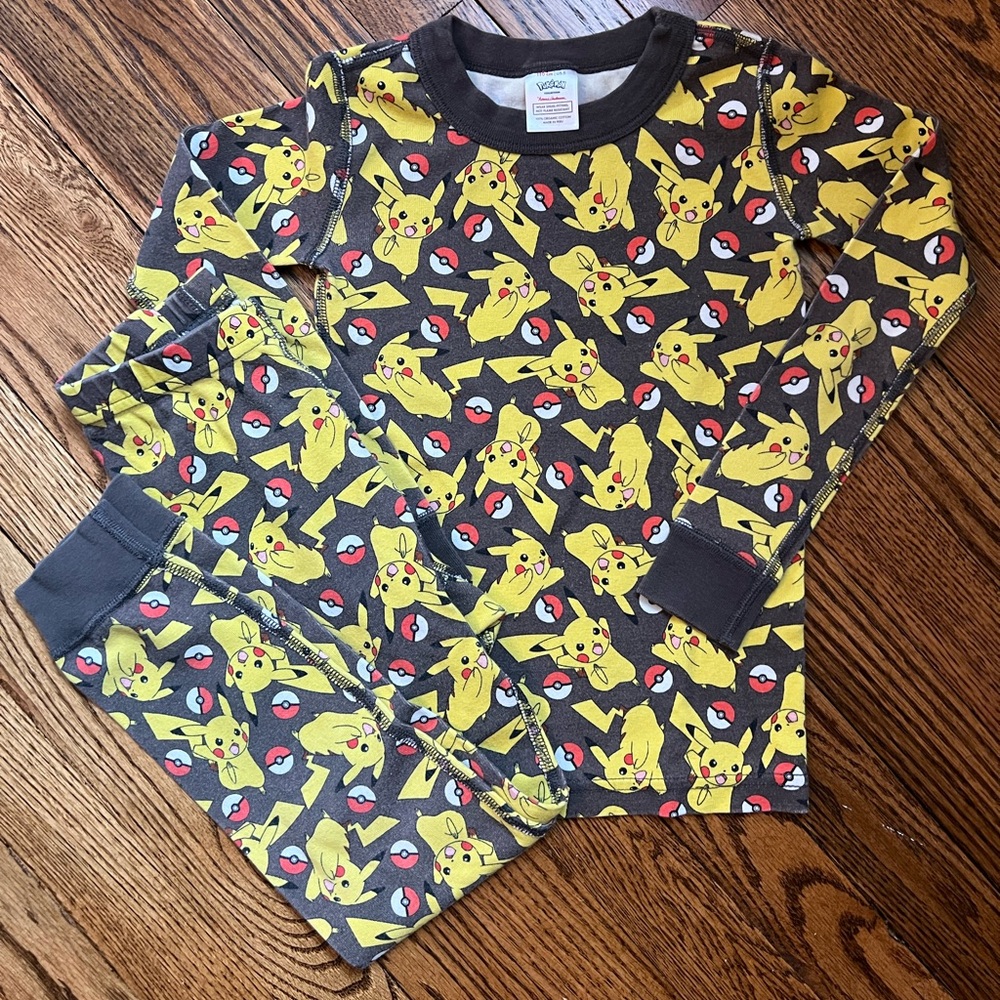 Hanna Andersson Pokémon Pikachu PJ Set